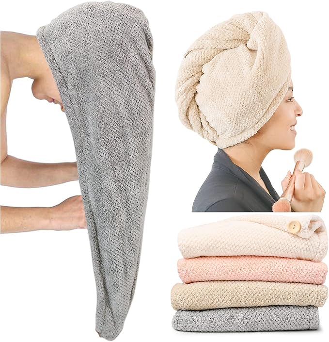 microfiber hair towels